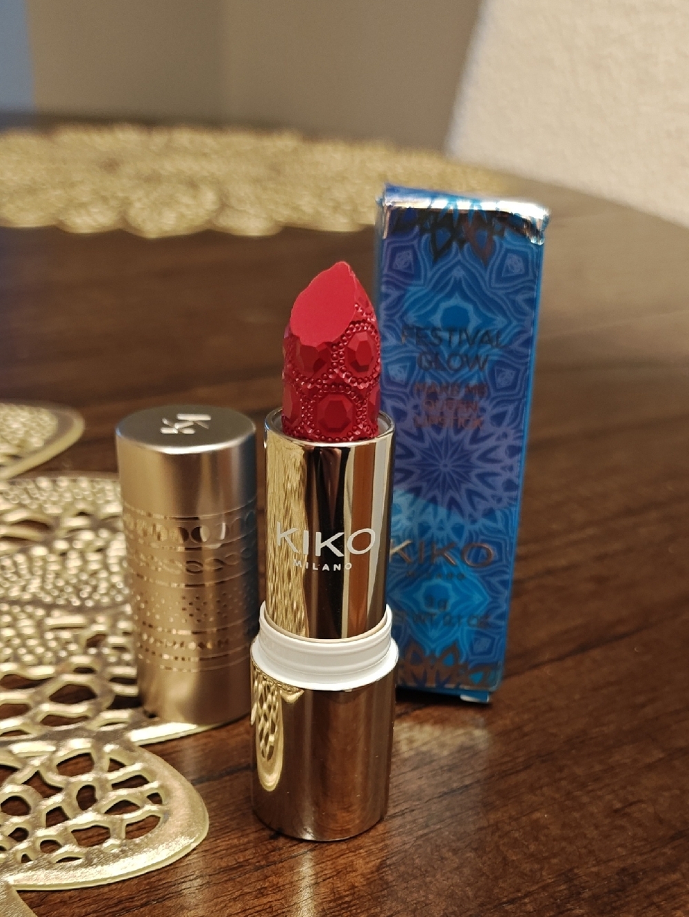 Milano Kiko Bold Red Cream Lipstick